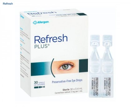 Refresh 超润滑无防腐剂滴眼液（独立包装） 0.4毫升x30支/盒 
